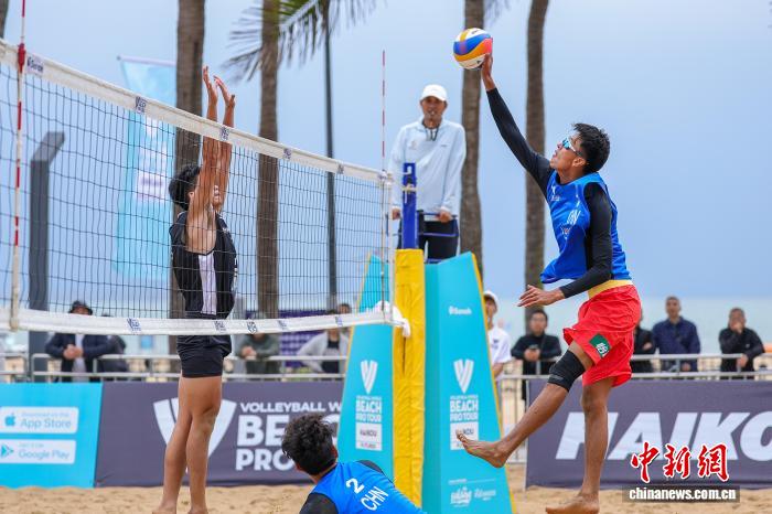 2026国际沙排未来赛中国海口站开赛 国际精英齐聚